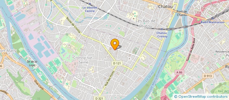 localisation de l'entreprise SCI DES GOU-RION  CROISSY-SUR-SEINE