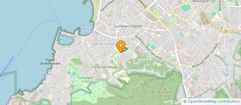 localisation de l'entreprise SCI DES GOUDES à MARSEILLE