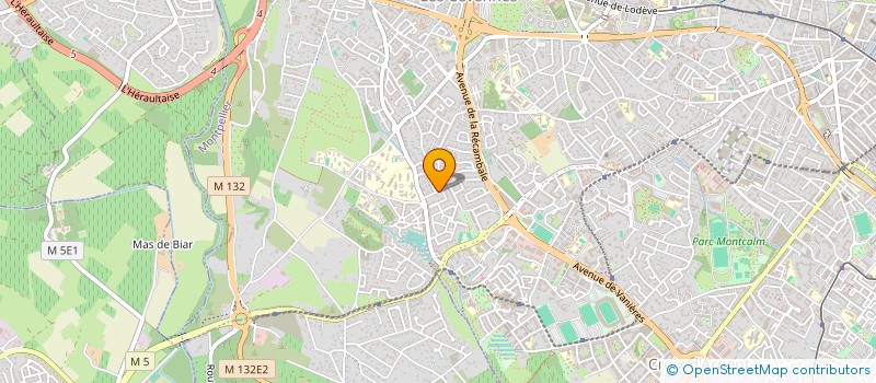 localisation de l'entreprise SCI DES GOURS à MONTPELLIER