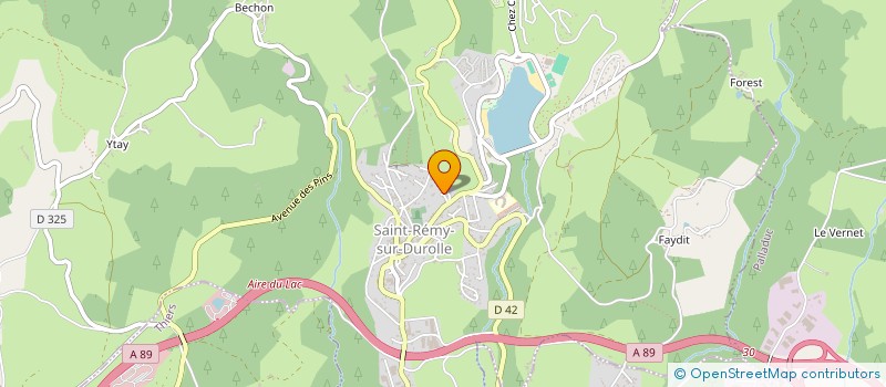 localisation de l'entreprise SCI DES GOYONS  SAINT-REMY-SUR-DUROLLE