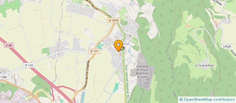 localisation de l'entreprise SCI DES GP  LA BUISSE