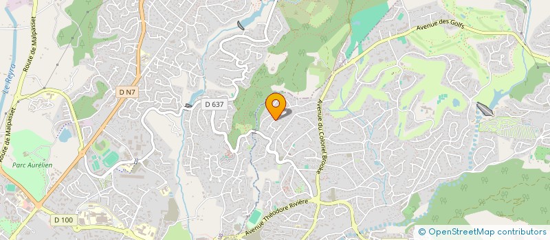 localisation de l'entreprise SCI DES GRANDES BAIES  SAINT-RAPHAEL