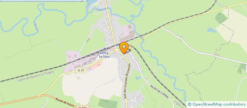 localisation de l'entreprise SCI DES GRANDES BRUNETTES  MOULINS-ENGILBERT