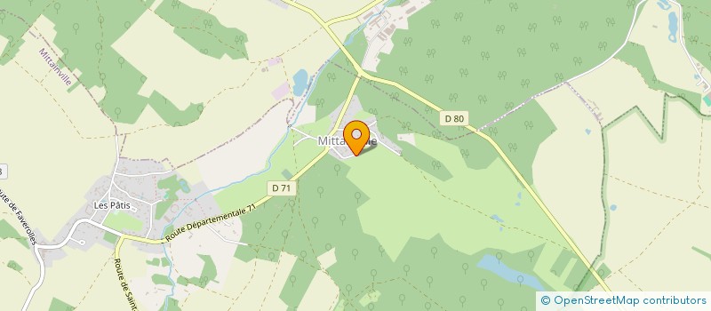 localisation de l'entreprise SCI DES GRANDES BRUYERES  MITTAINVILLE