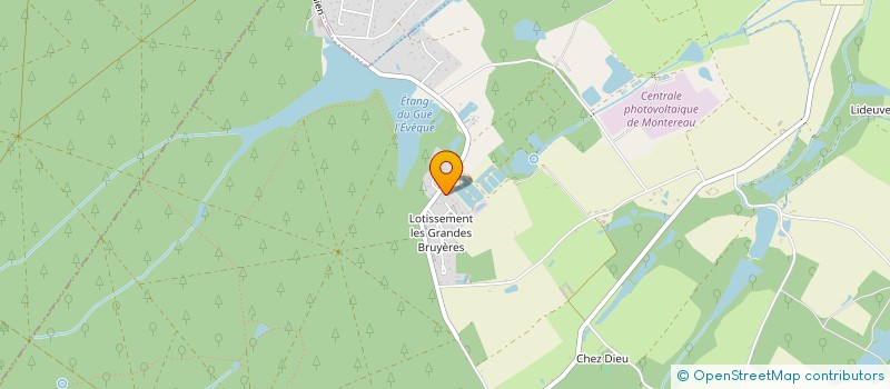 localisation de l'entreprise SCI DES GRANDES BRUYERES à MONTEREAU