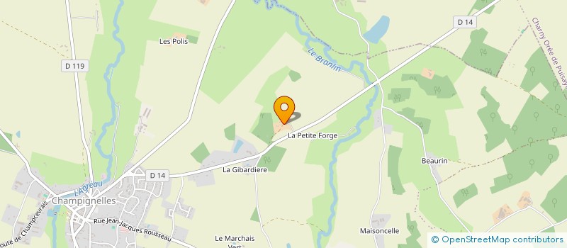 localisation de l'entreprise SCI DES GRANDES BRUYERES à CHARNY OREE DE PUISAYE