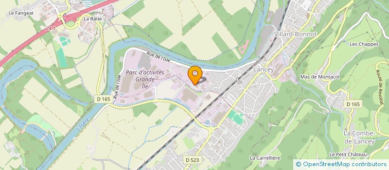 localisation de l'entreprise SCI DES GRANDES JORASSES  VILLARD-BONNOT