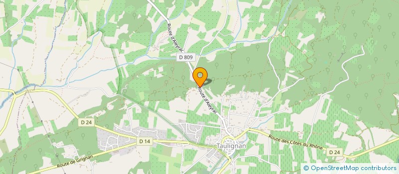 localisation de l'entreprise SCI DES GRANDES MURAILLES  TAULIGNAN