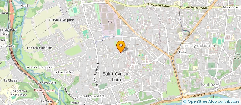 localisation de l'entreprise SCI DES GRANDES OUCHES à SAINT-CYR-SUR-LOIRE