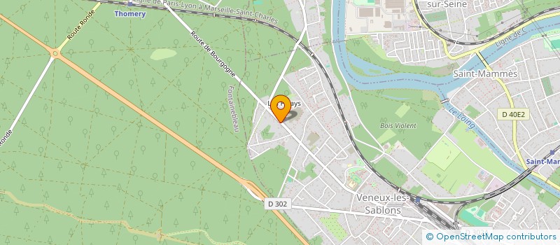 localisation de l'entreprise SCI DES GRANDES PIECES  MORET-LOING-ET-ORVANNE