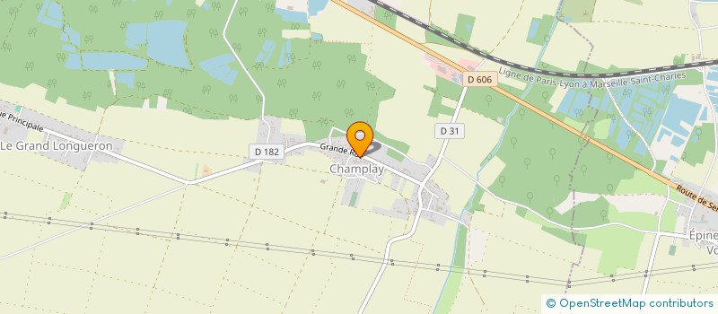 localisation de l'entreprise SCI DES GRANDES PIECES à CHAMPLAY