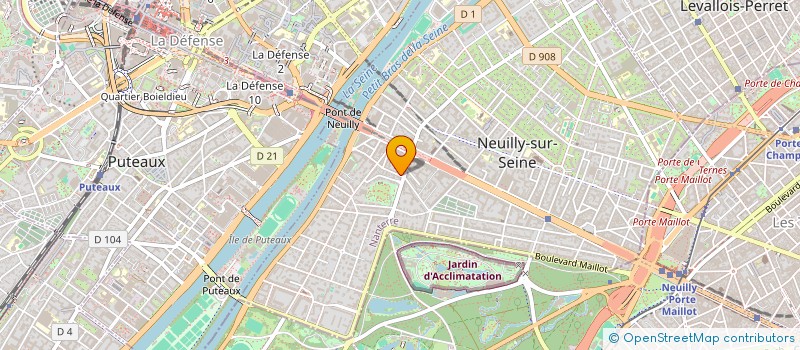 localisation de l'entreprise SCI DES GRANDES VALLEES à NEUILLY SUR SEINE
