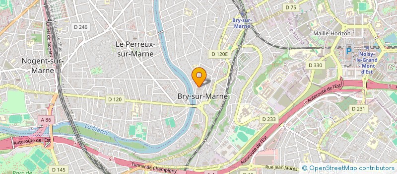 localisation de l'entreprise SCI DES GRANDES VIGNES à BRY-SUR-MARNE