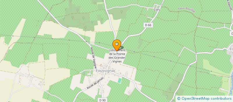 localisation de l'entreprise SCI DES GRANDES VIGNES à FOUSSIGNAC
