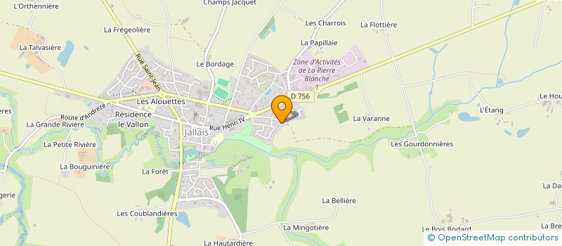 localisation de l'entreprise SCI DES GRANDES VIGNES  BEAUPREAU-EN-MAUGES