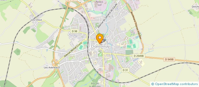 localisation de l'entreprise SCI DES GRANDS BOIS  TREIZE-SEPTIERS