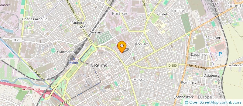 localisation de l'entreprise SCI  DES GRANDS BOIS  REIMS