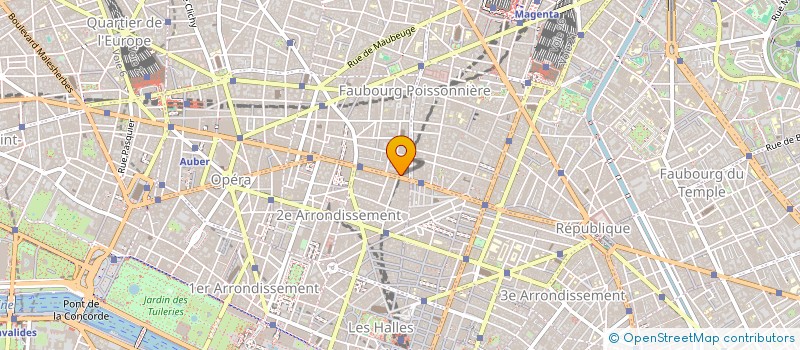localisation de l'entreprise SCI DES GRANDS BOULEVARDS à PARIS