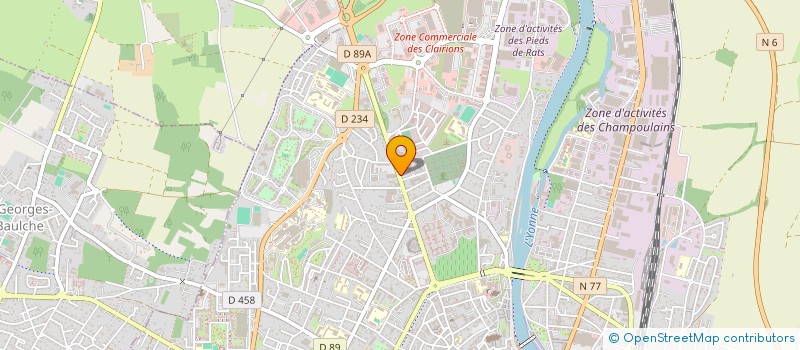 localisation de l'entreprise SCI DES GRANDS BOULEVARDS à AUXERRE