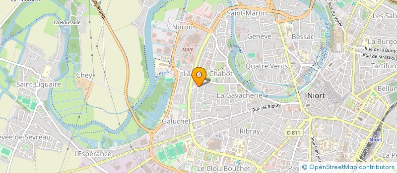 localisation de l'entreprise SCI DES GRANDS CHAMPS à NIORT
