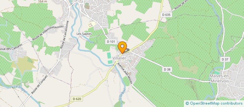 localisation de l'entreprise SCI DES GRANDS CHENES  VILLALIER