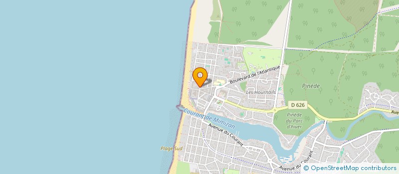 localisation de l'entreprise SCI DES GRANDS CHENES SALIN  MIMIZAN