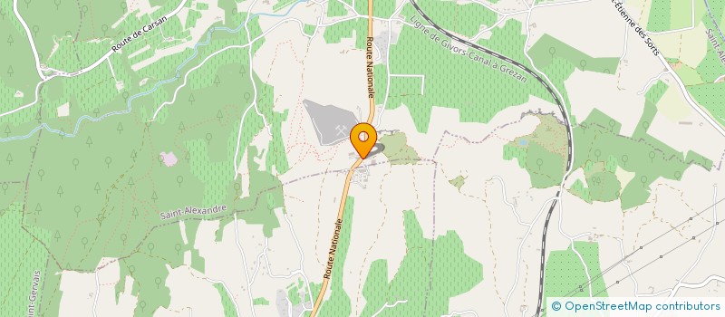 localisation de l'entreprise SCI DES GRANDS CYPRES  SAINT-ALEXANDRE
