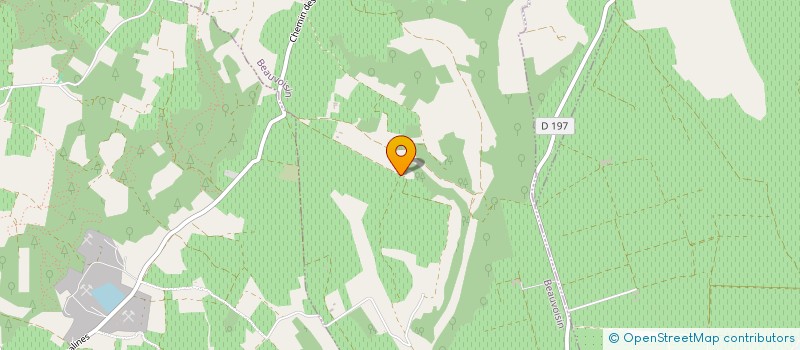 localisation de l'entreprise SCI DES GRANDS GRES  BEAUVOISIN