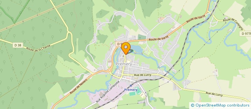 localisation de l'entreprise SCI DES GRANDS JARDINS  PREMERY