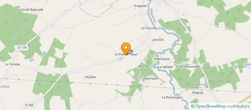 localisation de l'entreprise SCI DES GRANDS MAS à SAINT-LAURENT-DE-CERIS