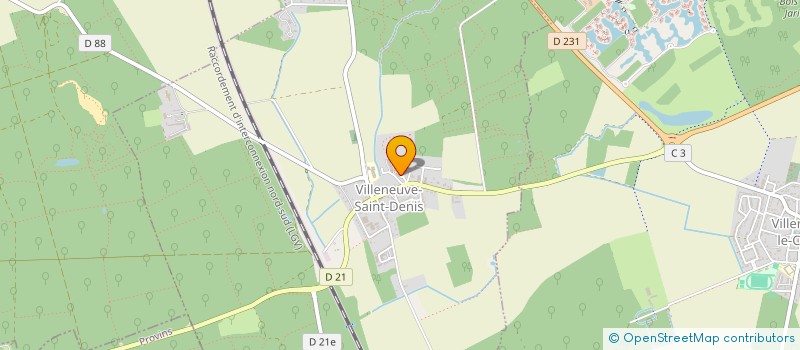 localisation de l'entreprise SCI DES GRANDS PRES DE VILLENEUVE  VILLENEUVE-SAINT-DENIS