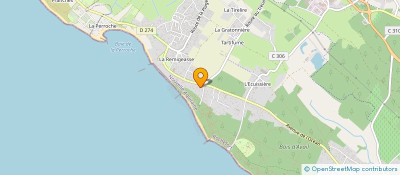 localisation de l'entreprise SCI DES GRANDS SABLES  DOLUS-D'OLERON