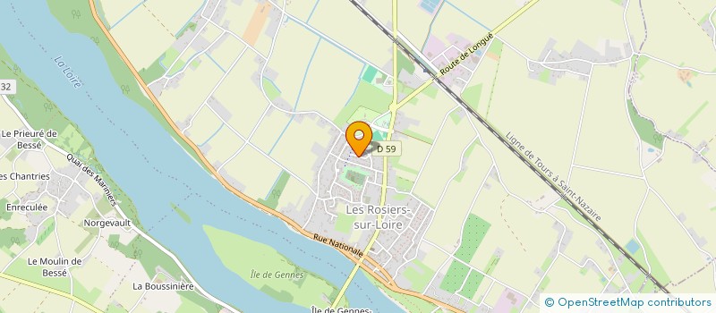 localisation de l'entreprise SCI DES GRANGERIES à GENNES-VAL-DE-LOIRE