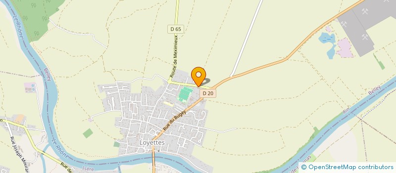 localisation de l'entreprise SCI DES GRANGES  LOYETTES