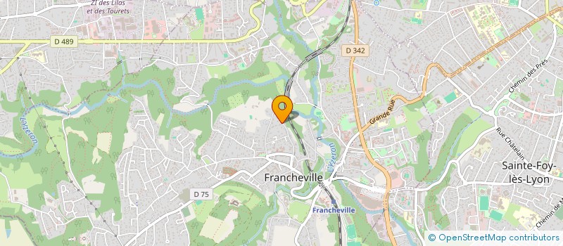 localisation de l'entreprise SCI DES GRAPPONS  FRANCHEVILLE