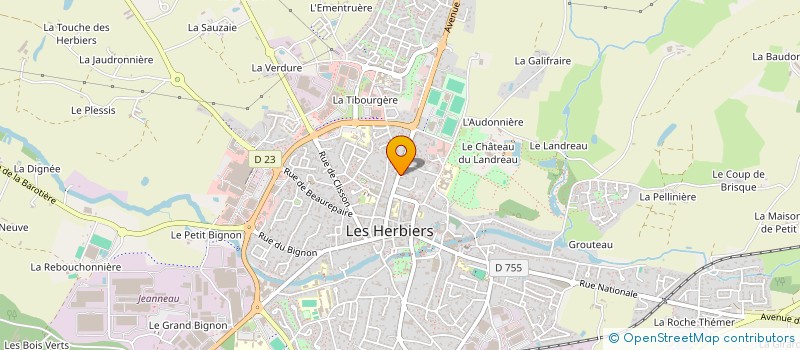 localisation de l'entreprise SCI DES GRAS à LES HERBIERS