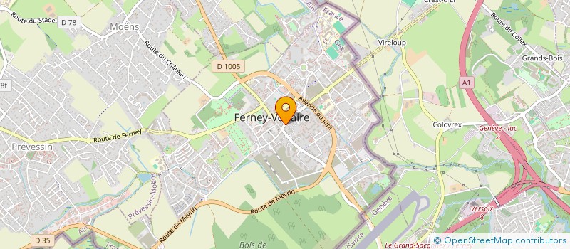 localisation de l'entreprise SCI DES GRAVES  TOURRETTES