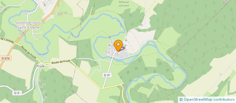 localisation de l'entreprise SCI DES GRAVIERS  AUTIGNY-LA-TOUR