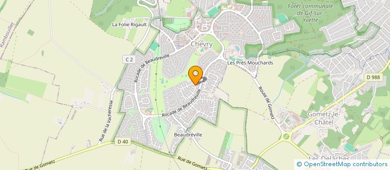 localisation de l'entreprise SCI DES GRAVIERS  GIF-SUR-YVETTE