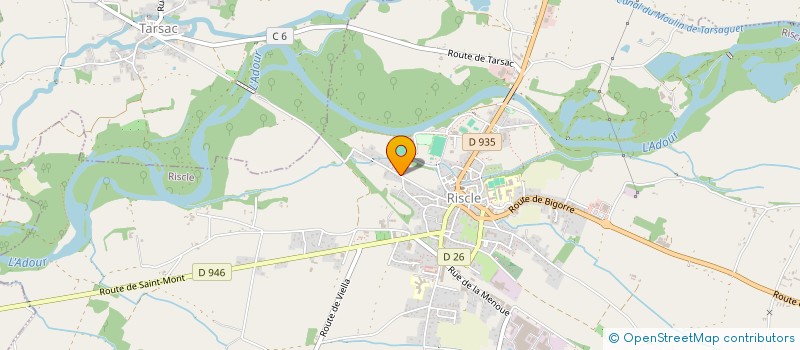 localisation de l'entreprise SCI DES GRAVIERS  LANNUX