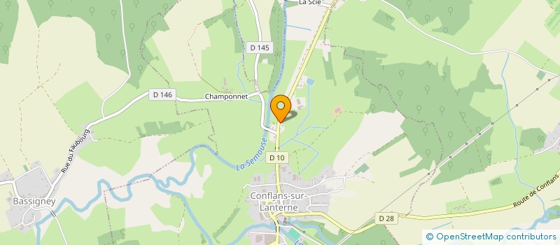 localisation de l'entreprise SCI DES GRAVIERS DE LA GARE  CONFLANS-SUR-LANTERNE