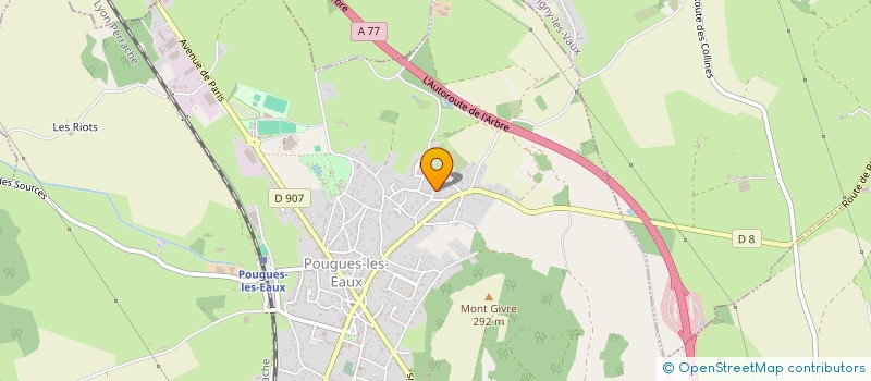 localisation de l'entreprise SCI DES GRAVOTTES  POUGUES-LES-EAUX