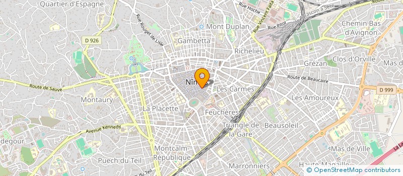 localisation de l'entreprise SCI DES GREFFES  NIMES