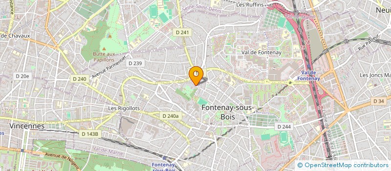 localisation de l'entreprise SCI DES GRENADIERS à FONTENAY-SOUS-BOIS
