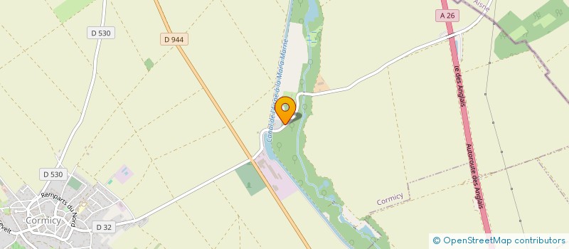 localisation de l'entreprise SCI DES GRENOUILLES  CORMICY