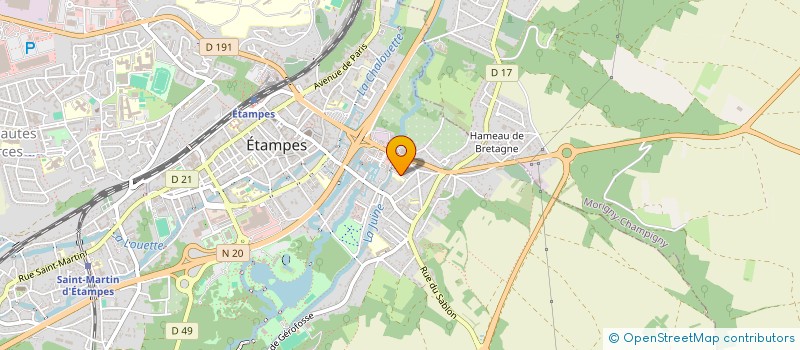 localisation de l'entreprise SCI DES GRES  ETAMPES