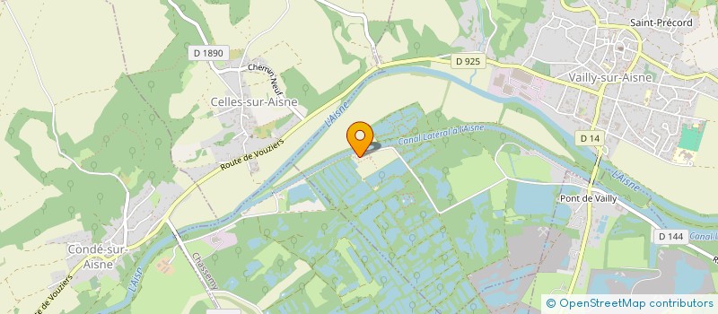 localisation de l'entreprise SCI DES GREVES  VAILLY-SUR-AISNE