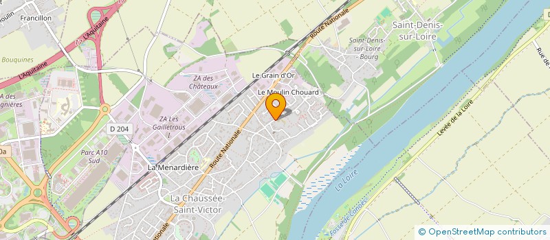 localisation de l'entreprise SCI DES GREVES  LA CHAUSSEE-SAINT-VICTOR