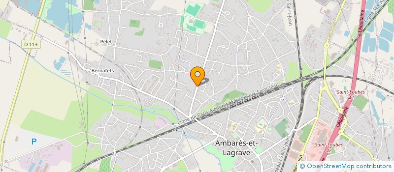 localisation de l'entreprise SCI DES GREYWIND'S  AMBARES-ET-LAGRAVE