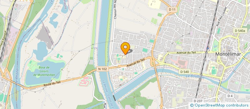 localisation de l'entreprise SCI DES GREZES à MONTELIMAR